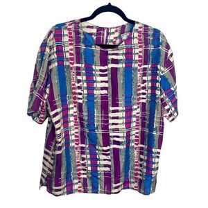 Vintage Sophisticates 100% silk top by Martin